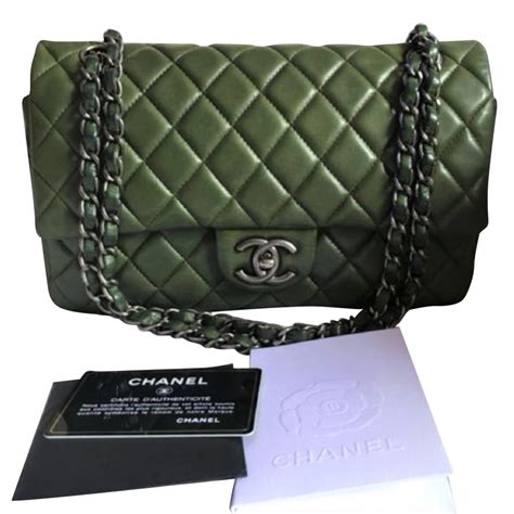 chanel green flap bag|chanel flap bag price 2023.